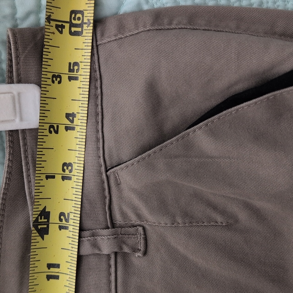 Nordstrom Caslon Khaki tan Chino Pants Size 10 - Picture 9 of 10